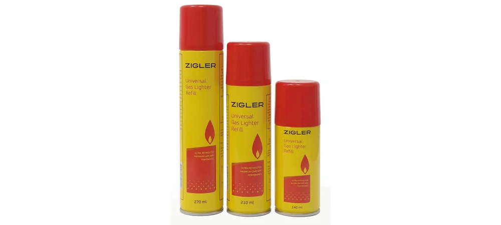 Газ для зажигалок 
тм ZIGLER